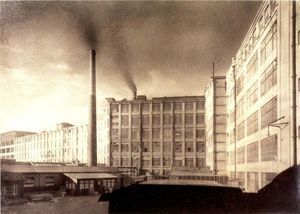 Philips fabriek, foto Eilers, 1927.