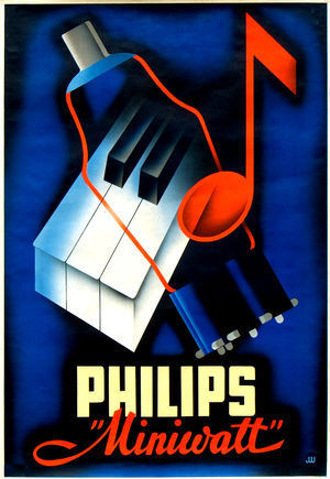 Affiche voor radiobuizen, ca. 1936 rl2201